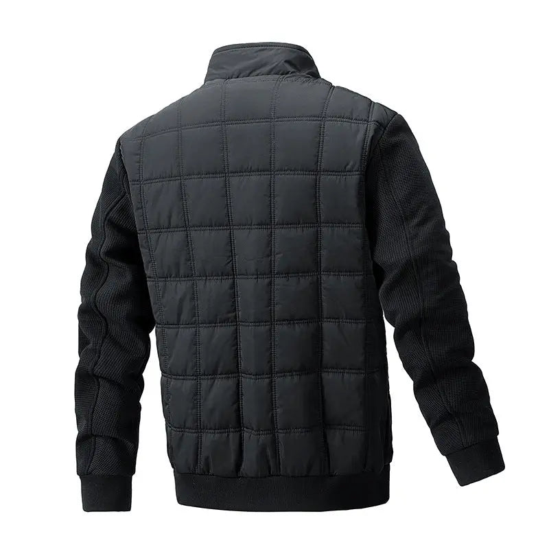 Men's Winter Jacket Quilted Design