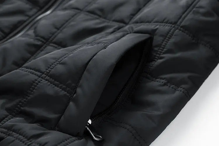 Men's Winter Jacket Quilted Design