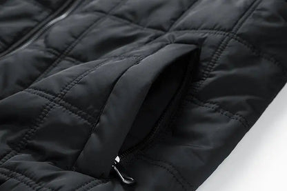 Men's Winter Jacket Quilted Design