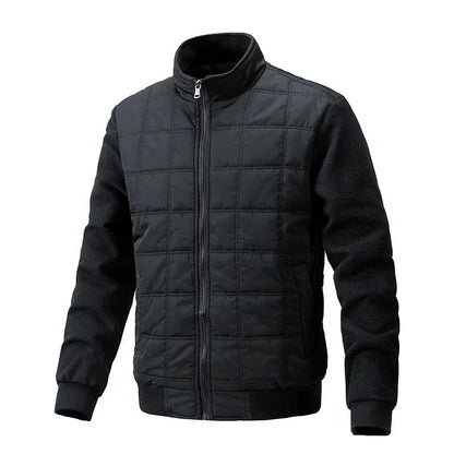 Men's Winter Jacket Quilted Design
