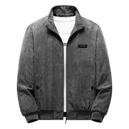 Men's Winter Jacket Retro Style with Sherpa Lining