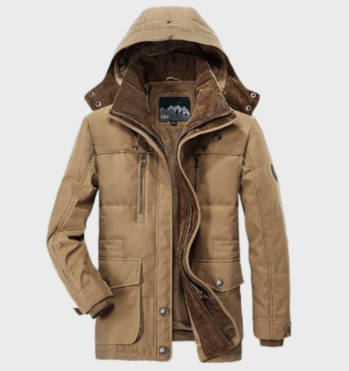 Men's Winter Jacket Waterproof with Insulated Lining