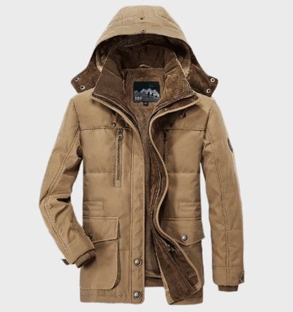 Men's Winter Jacket Waterproof with Insulated Lining