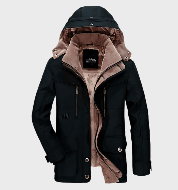 Men's Winter Jacket Waterproof with Insulated Lining