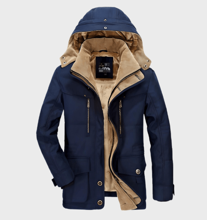 Men's Winter Jacket Waterproof with Insulated Lining