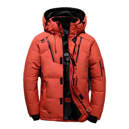 Men's Winter Jacket With Adjustable Hood