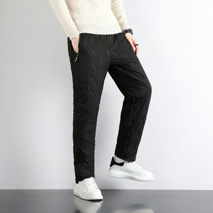 Men's Winter Pants Water-repellent Lined Polyester
