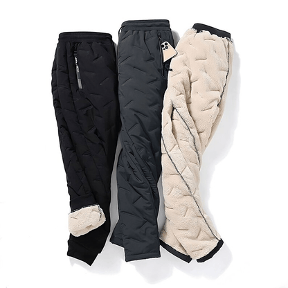 Men's Winter Pants Water-repellent Lined Polyester