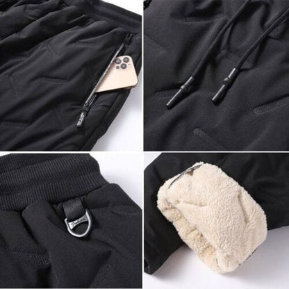 Men's Winter Pants Water-repellent Lined Polyester