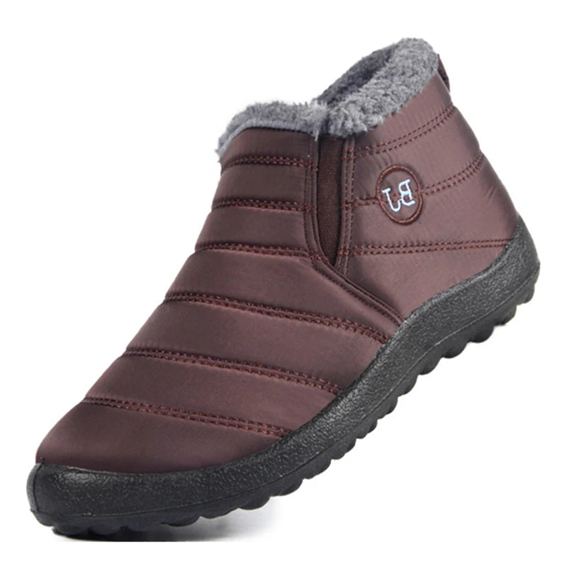 Men's Winter Slip-ons Fleece Lining Waterproof