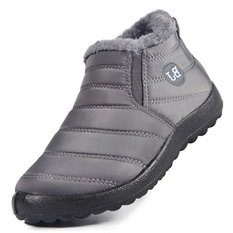 Men's Winter Slip-ons Fleece Lining Waterproof
