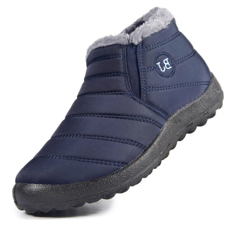 Men's Winter Slip-ons Fleece Lining Waterproof