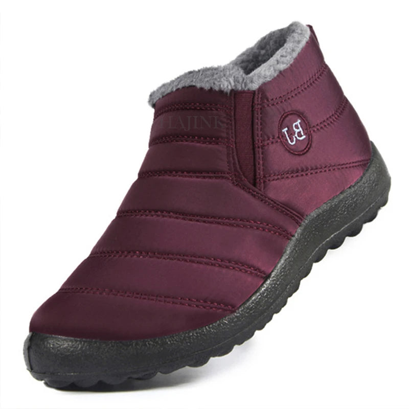 Men's Winter Slip-ons Fleece Lining Waterproof
