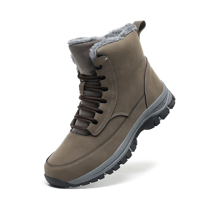 Men's Winter Snow Boots with Fur