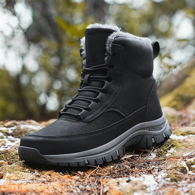 Men's Winter Snow Boots with Fur