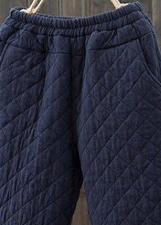 Men's Winter Trousers with Elastic Waist and Pockets