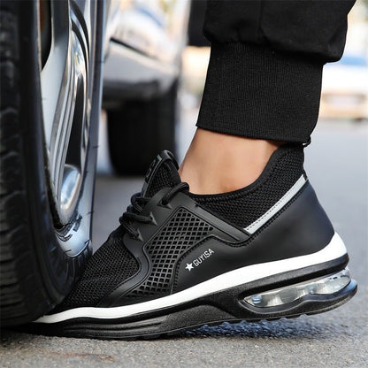 Men's Work Sneakers with Steel Toecap for Optimal Protection