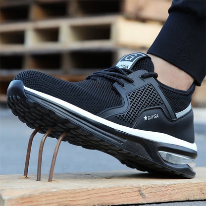 Men's Work Sneakers with Steel Toecap for Optimal Protection