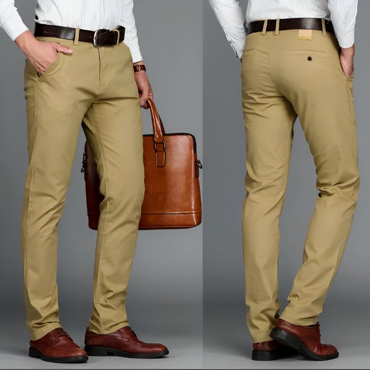 Men's Work Trousers Ultra-Soft Stretch Cotton