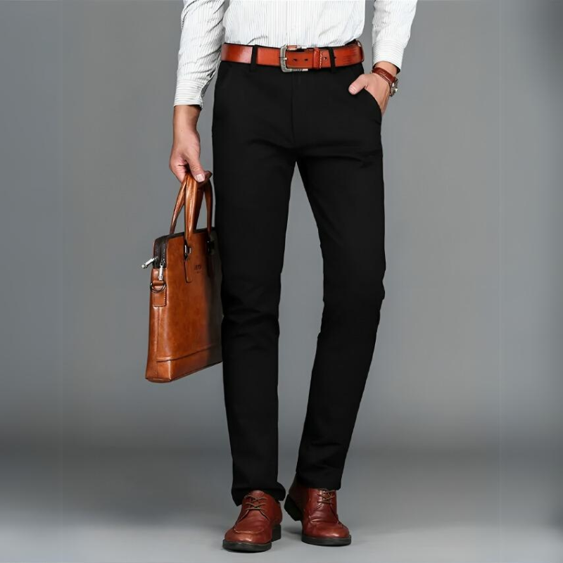 Men's Work Trousers Ultra-Soft Stretch Cotton