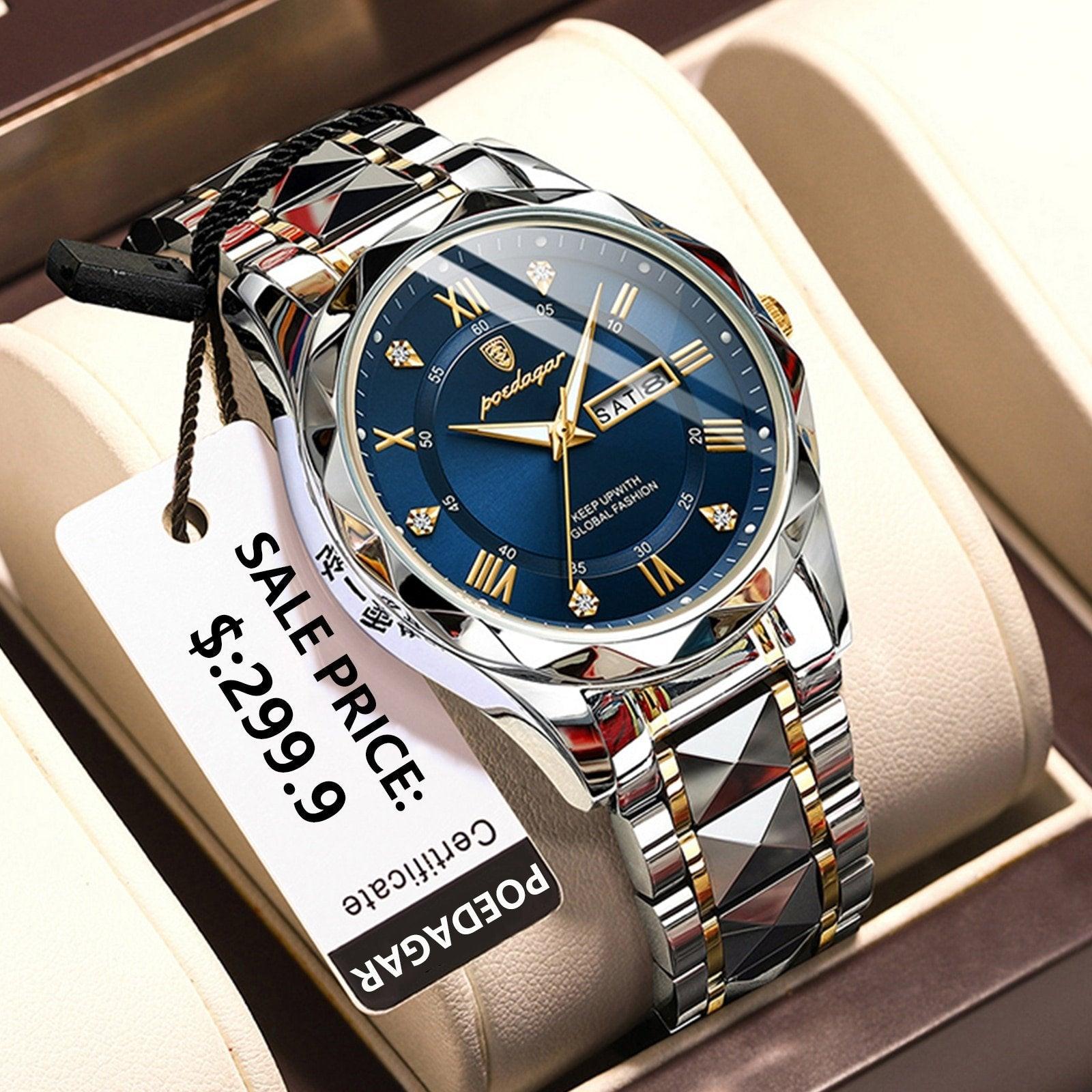 Men's Wristwatch Waterproof Stylish Design