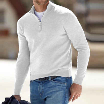 Men's Zip Cardigan Casual Fleece for Comfortable Style