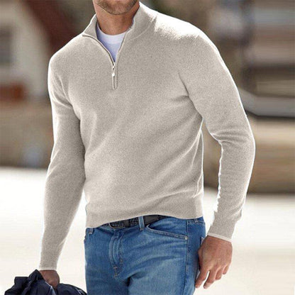 Men's Zip Cardigan Casual Fleece for Comfortable Style