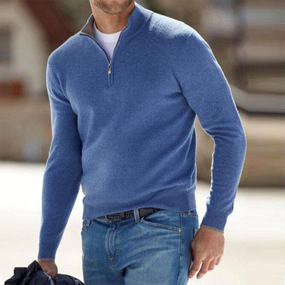 Men's Zip Cardigan Casual Fleece for Comfortable Style