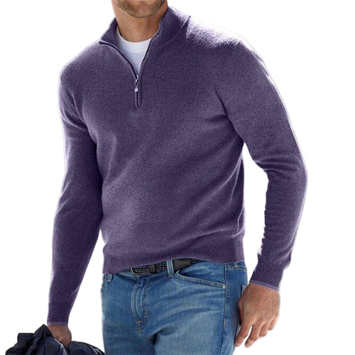 Men's Zip Cardigan Casual Fleece for Comfortable Style
