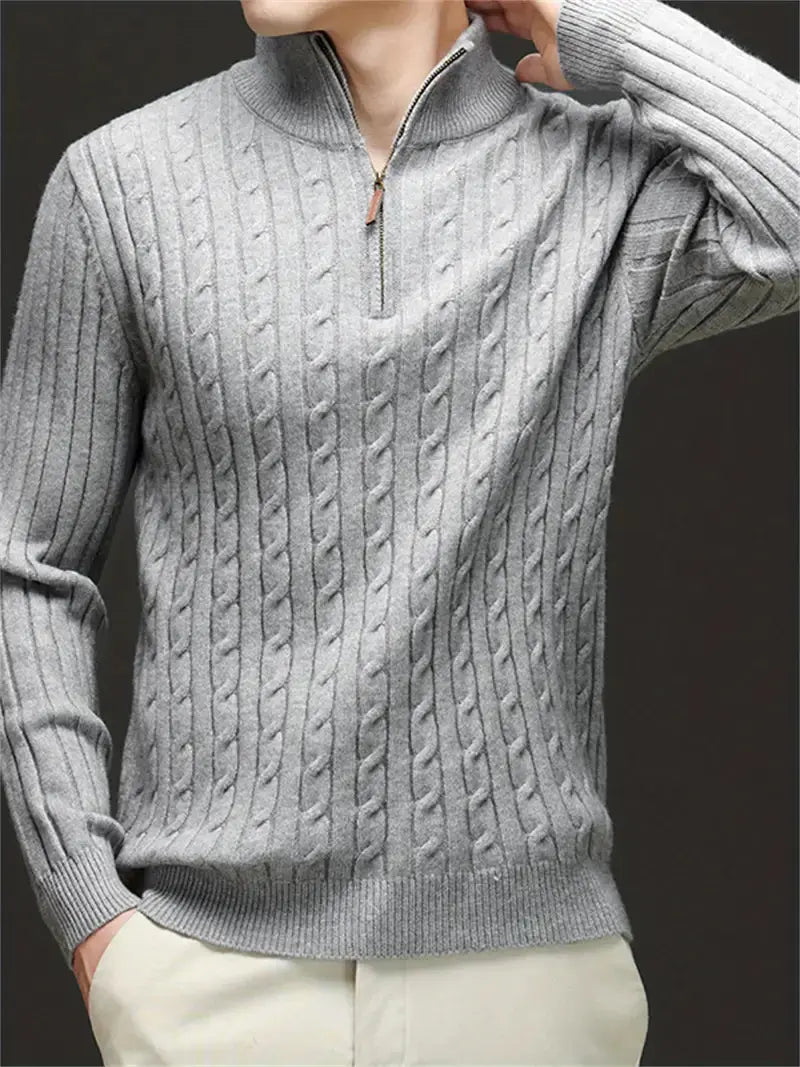Men's Zip Shirt Trendy Style Modern Fit