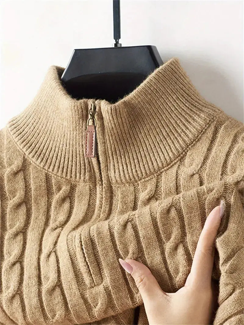 Men's Zip Shirt Trendy Style Modern Fit