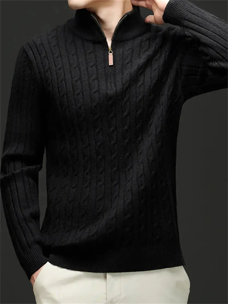 Men's Zip Shirt Trendy Style Modern Fit
