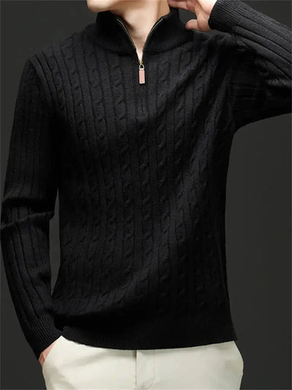Men's Zip Shirt Trendy Style Modern Fit