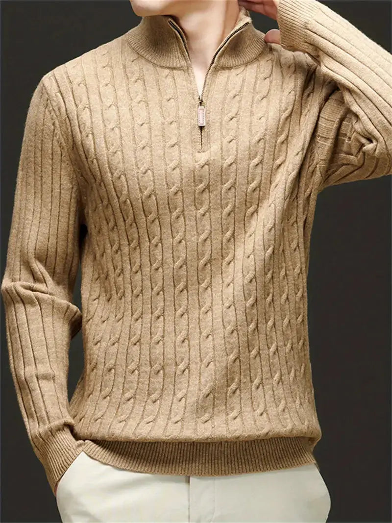 Men's Zip Shirt Trendy Style Modern Fit