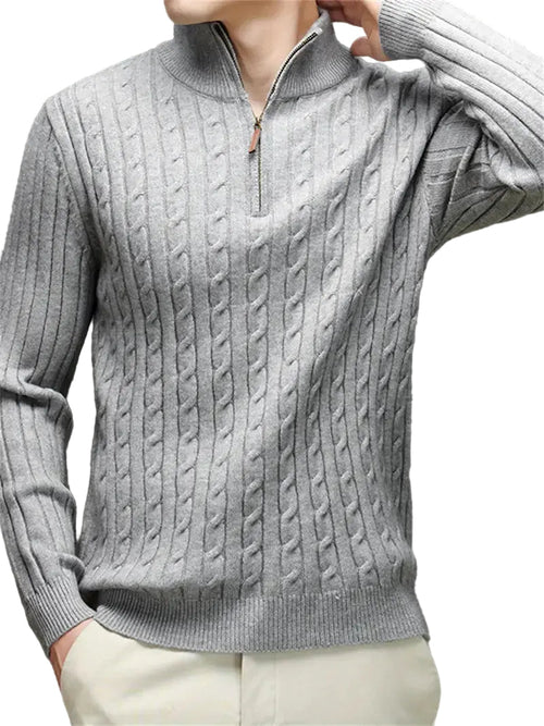 Men's Zip Shirt Trendy Style Modern Fit