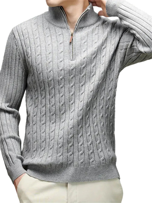 Men's Zip Shirt Trendy Style Modern Fit