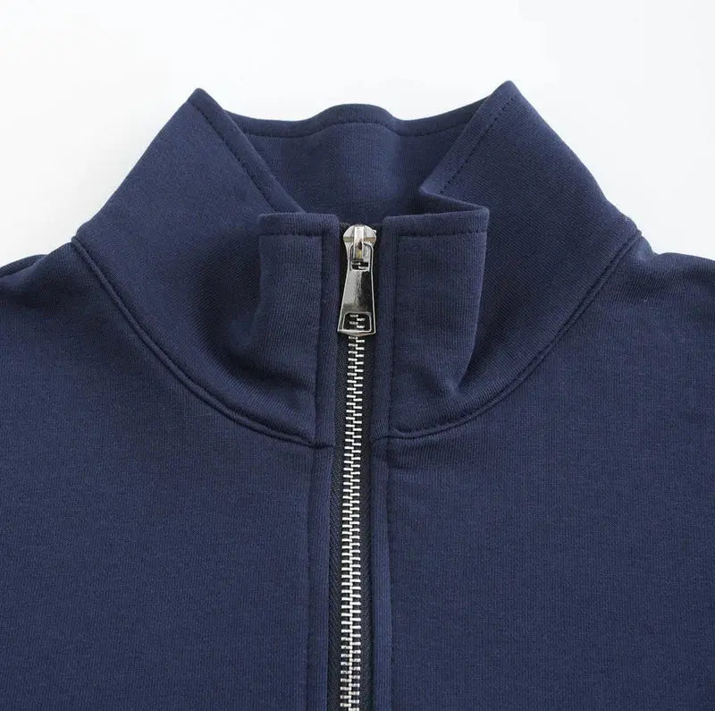 Men's Zip Up Shirt Casual