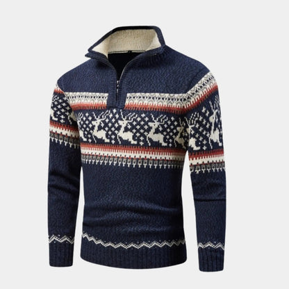 Men's Zip-up Shirt Scandinavian Design Modern Minimalist