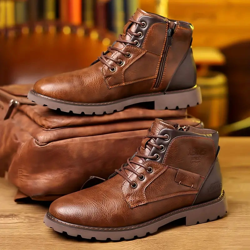 Men's Zipped Boots Stylish
