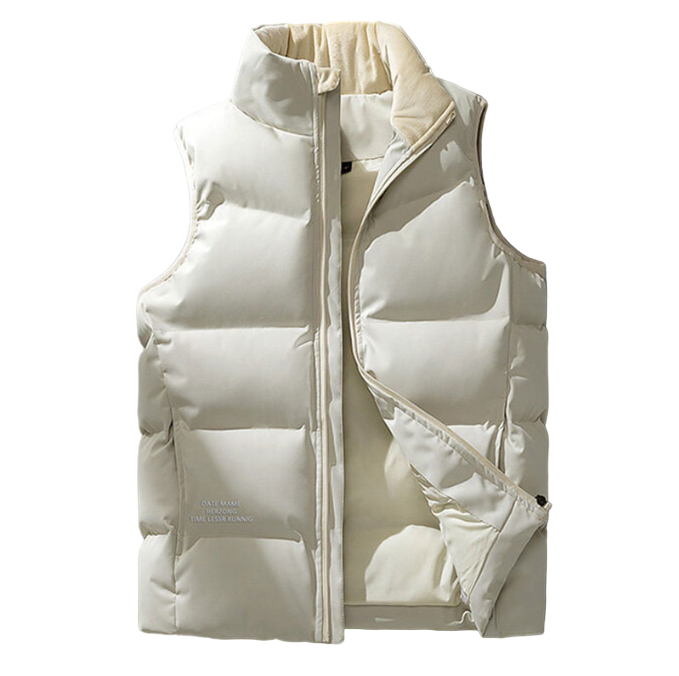 Men's Zipped Gilet Casual Style