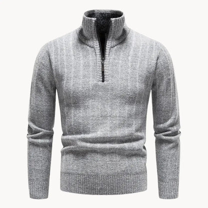 Men's Zipped Quarter Shirt Casual