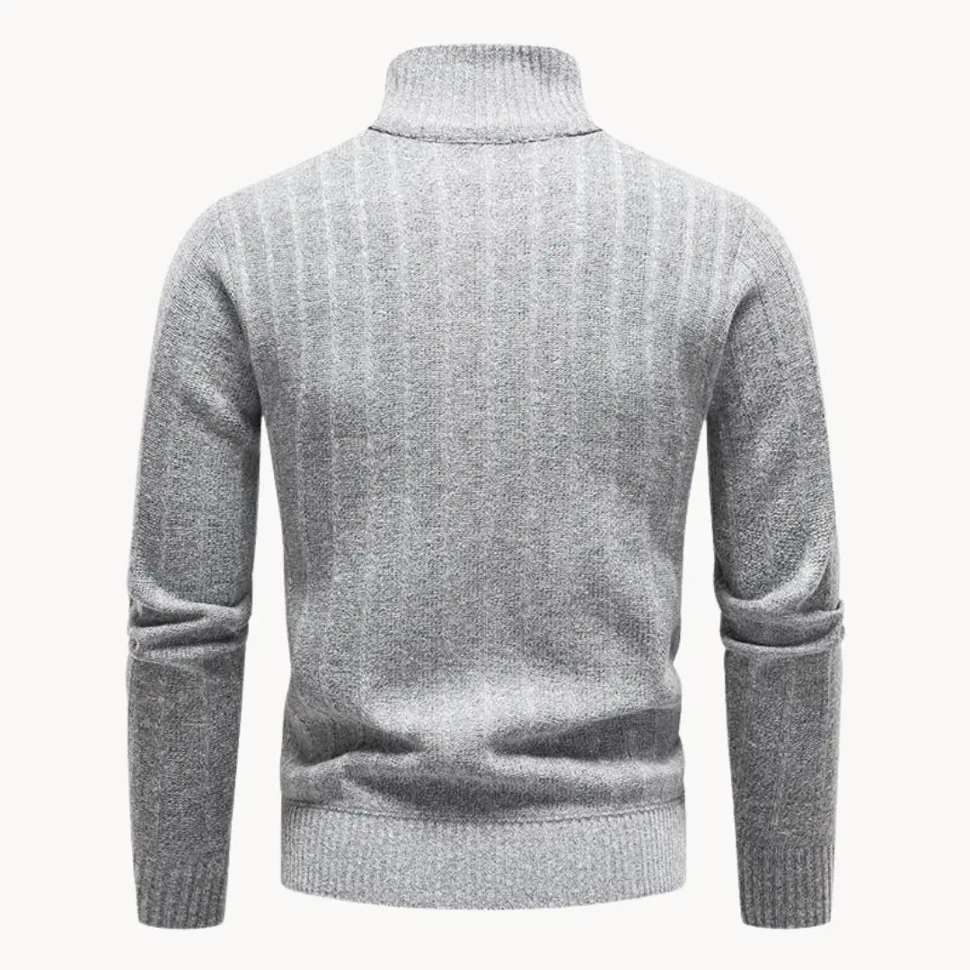 Men's Zipped Quarter Shirt Casual