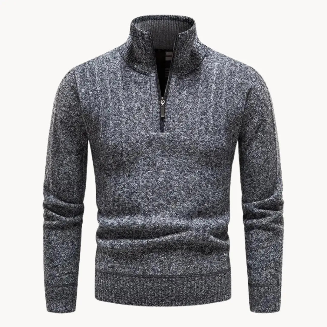 Men's Zipped Quarter Shirt Casual