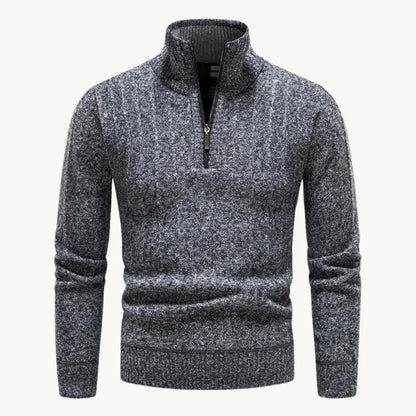 Men's Zipped Quarter Shirt Casual