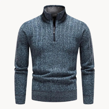 Men's Zipped Quarter Shirt Casual