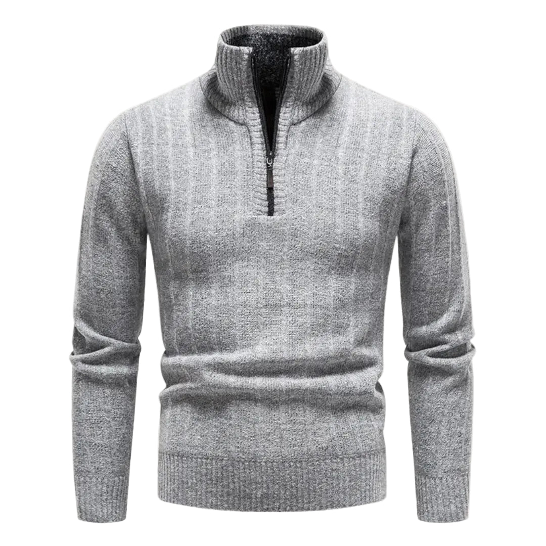 Men's Zipped Quarter Shirt Casual