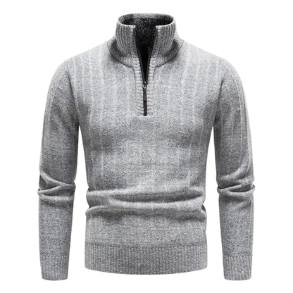 Men's Zipped Quarter Shirt Casual