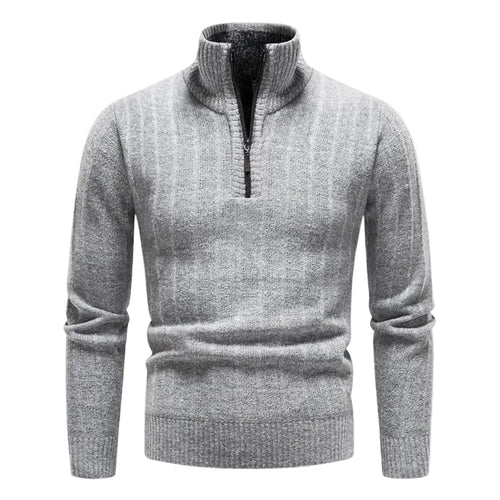 Men's Zipped Quarter Shirt Casual