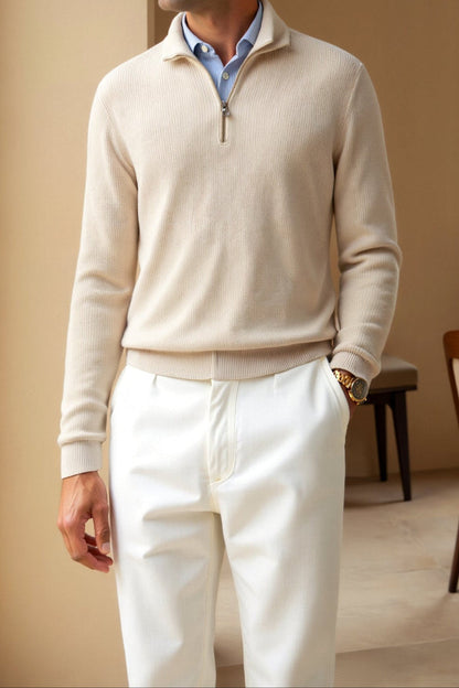 Men's Zipped Shirt Classic Design For Cold Days
