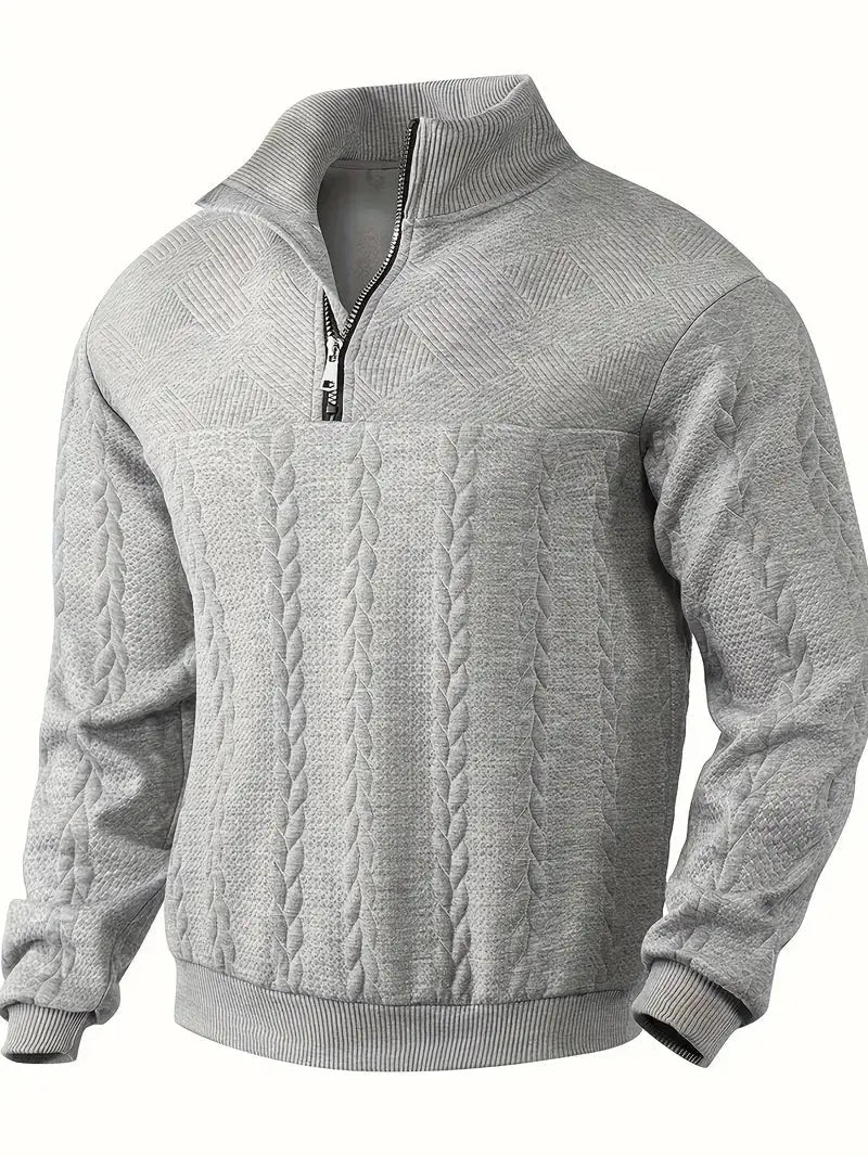 Men's Zipped Sweater Casual